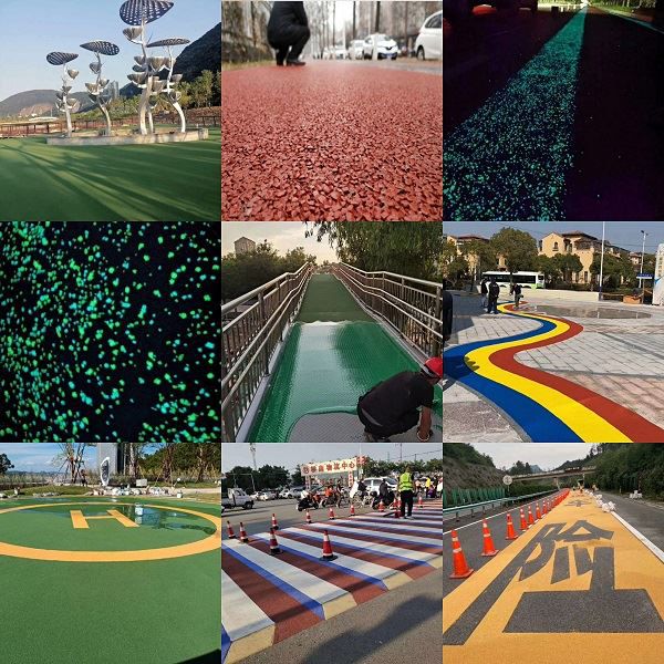 Mas Mahusay ang Colored Anti-skip Road Adhesive